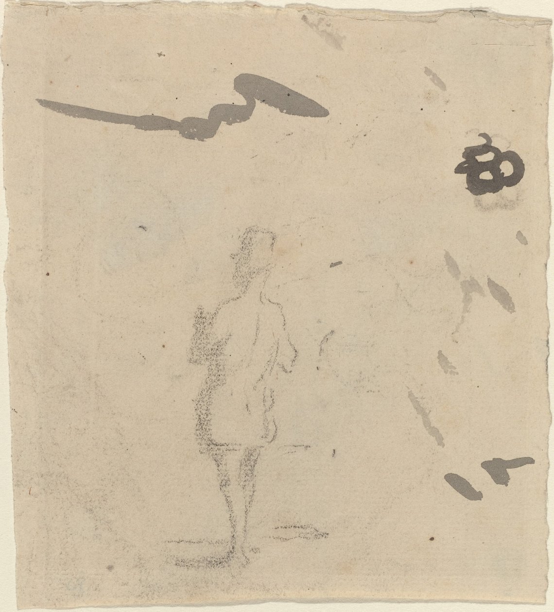 Postava muže od Honoré Daumier