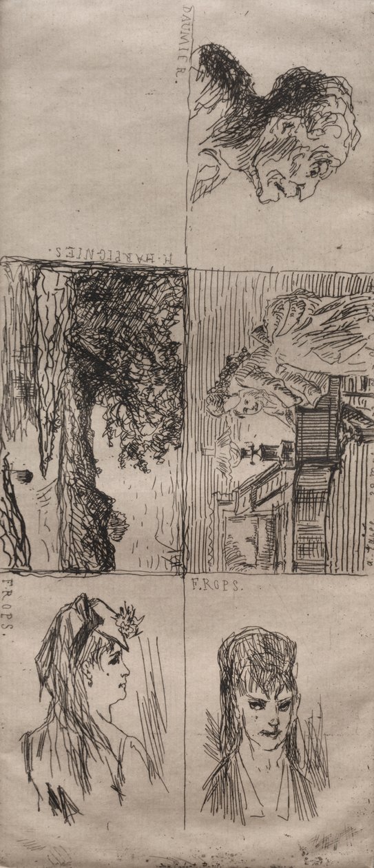 Pět studií od Honoré Daumier