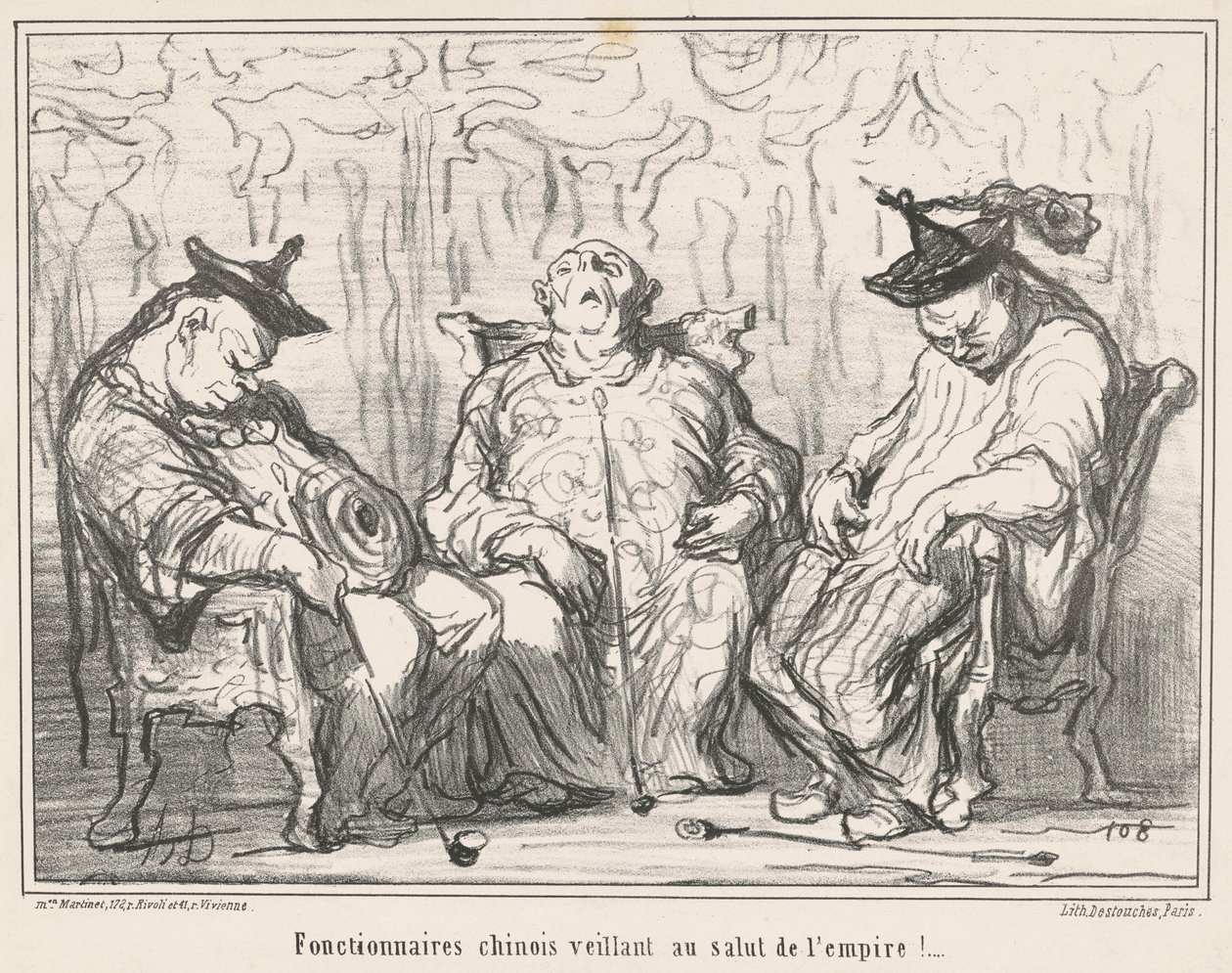 Úředníci ... bdí nad spásou říše! ... od Honoré Daumier