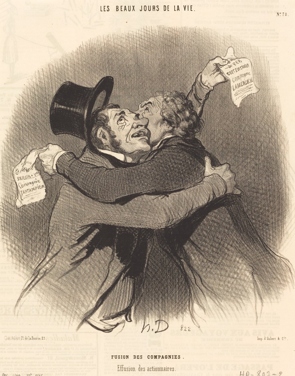 Fúze společností od Honoré Daumier