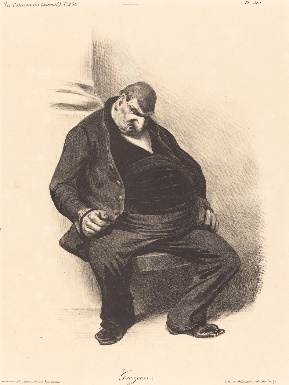 v Gaze od Honoré Daumier