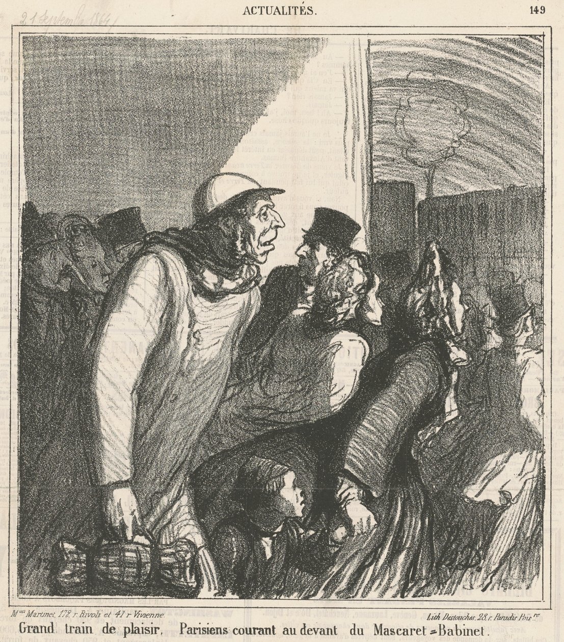 Skvělý zábavný vlak od Honoré Daumier