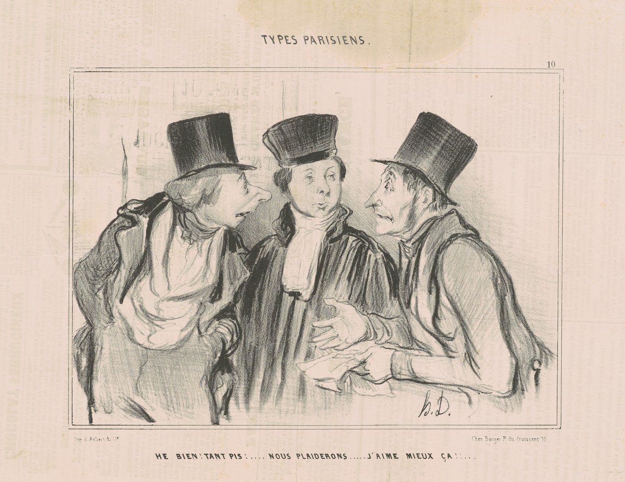 Studna! nevadí!...budeme prosit. Tohle se mi líbí víc... od Honoré Daumier