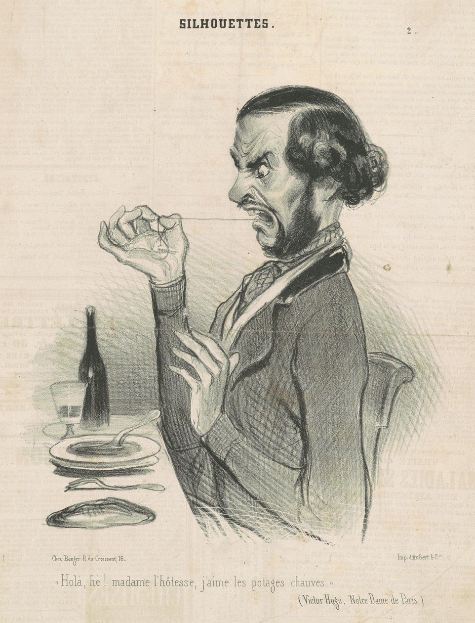 Ahoj, ahoj! Paní hostitelka od Honoré Daumier