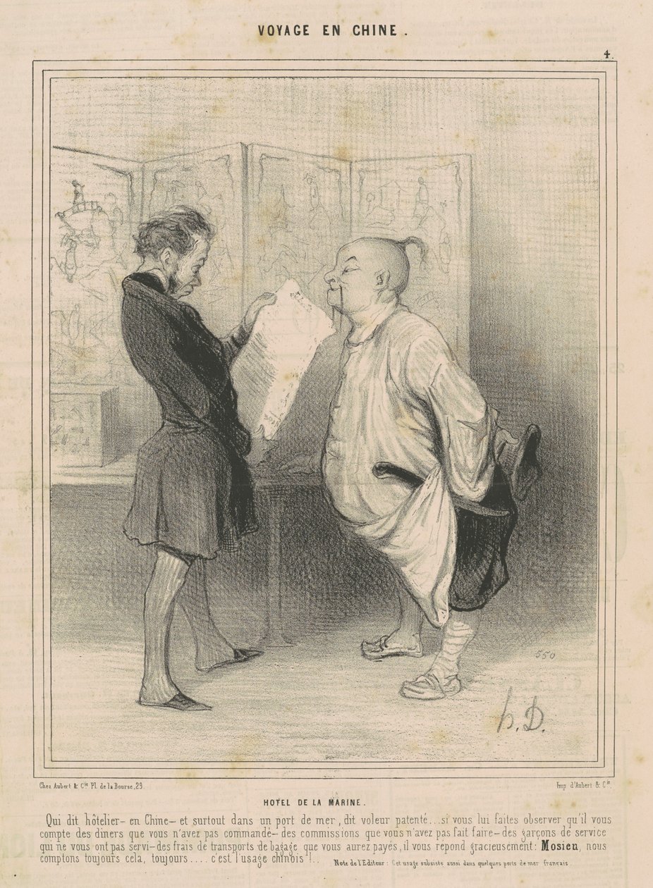 Marine Hotel od Honoré Daumier