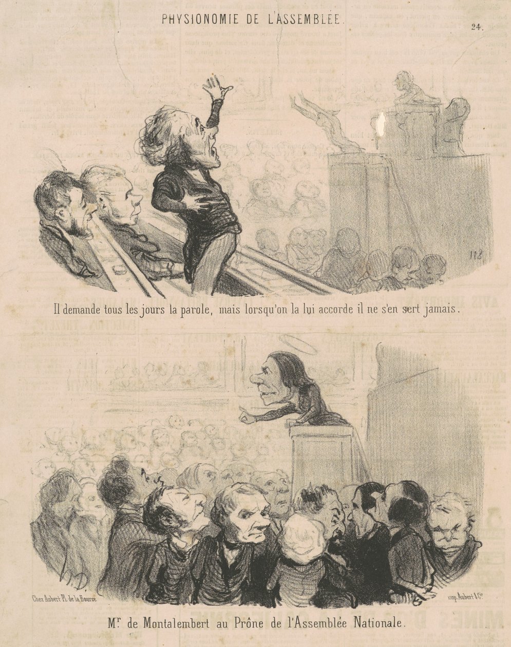 Každý den se hlásí o slovo... od Honoré Daumier