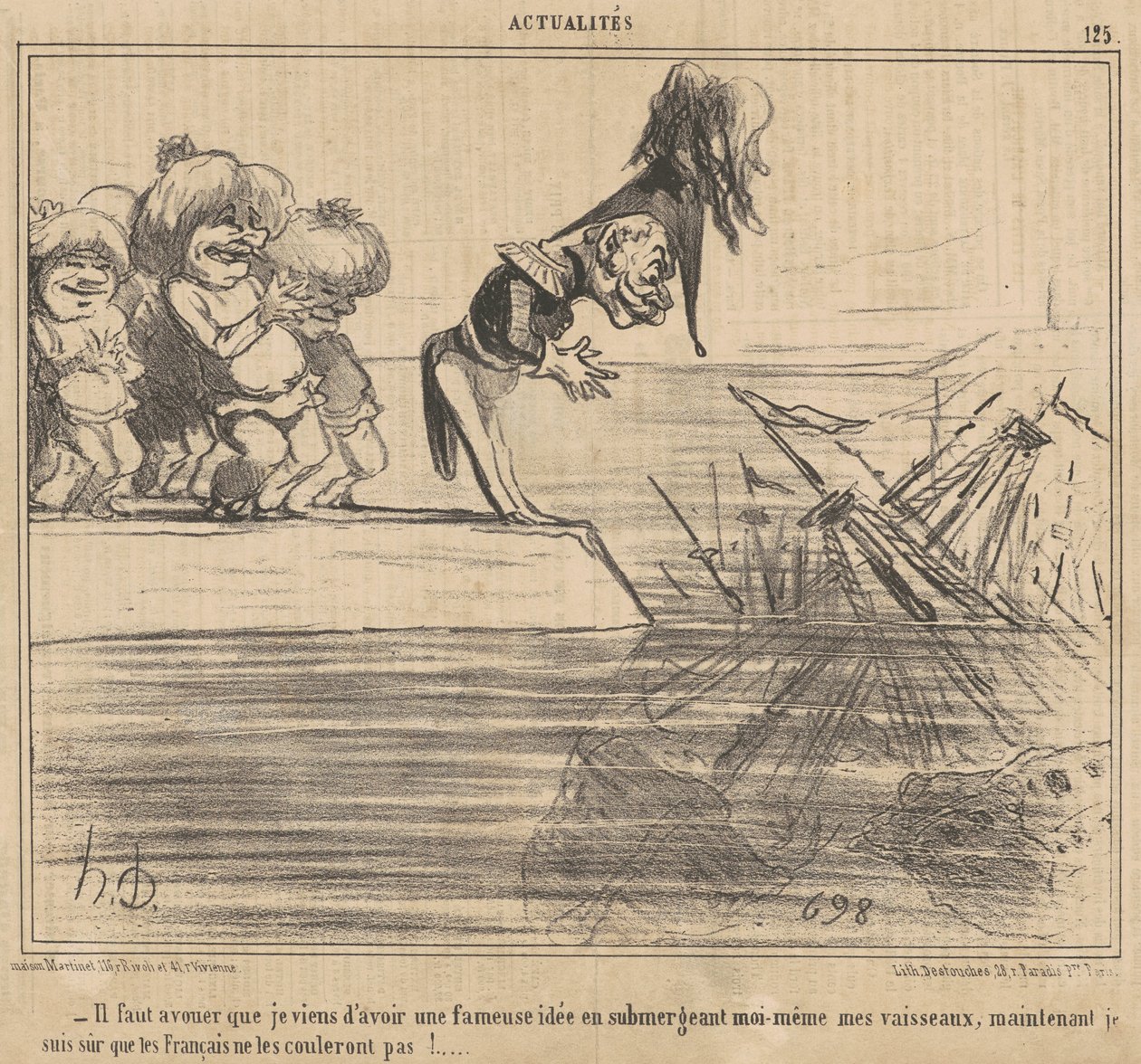Musím přiznat, že jsem měl zrovna... od Honoré Daumier