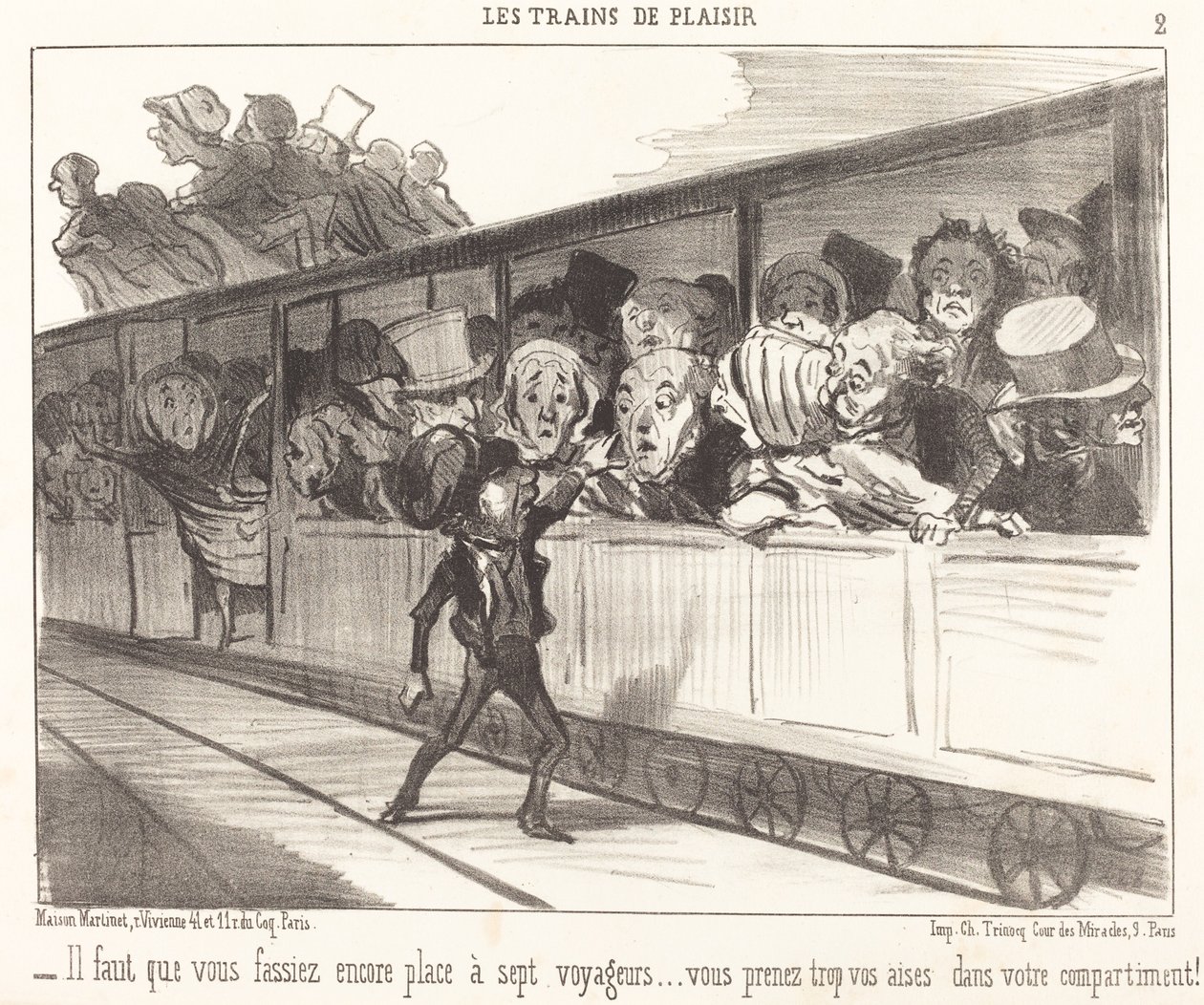 Ještě si musíte udělat místo... od Honoré Daumier