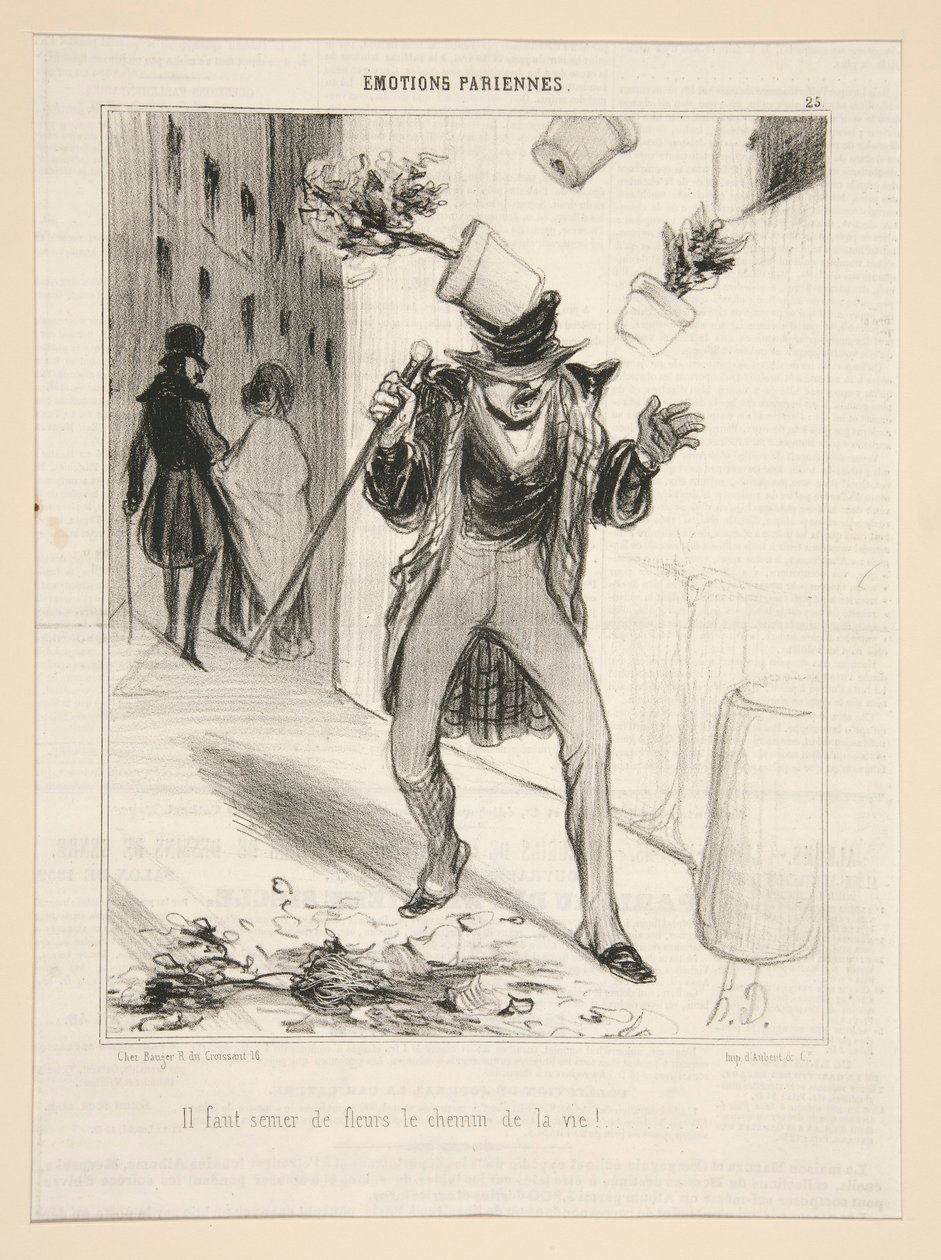 Musíme zasít květiny na způsob života! od Honoré Daumier