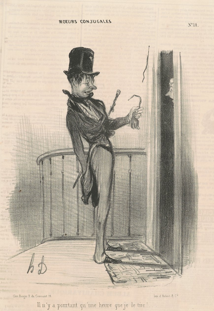 Nicméně točím teprve hodinu! od Honoré Daumier