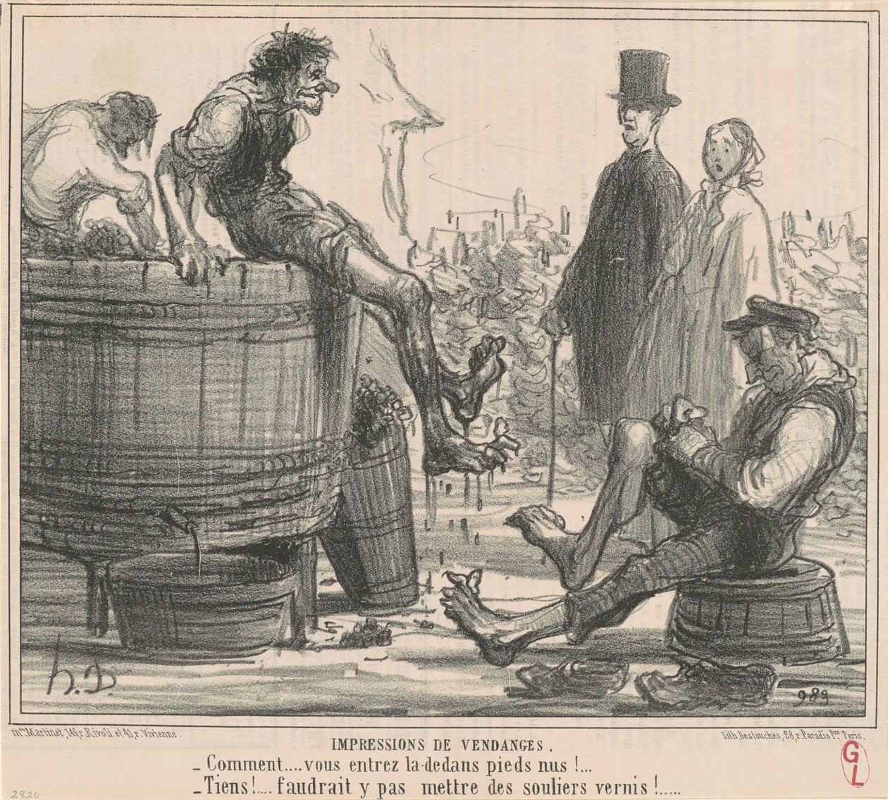 Dojmy ze sklizně od Honoré Daumier