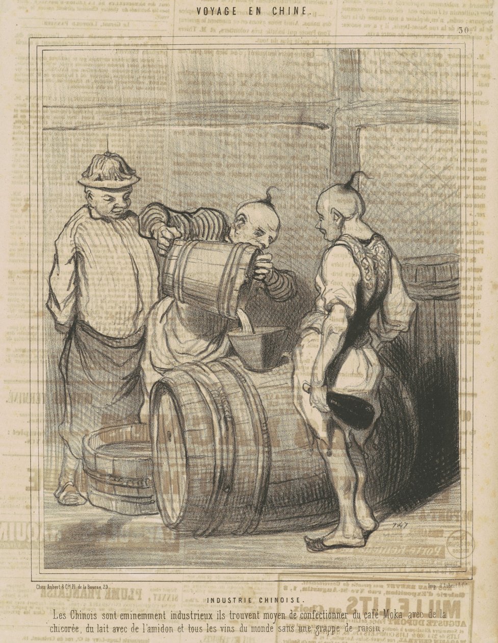 čínský průmysl od Honoré Daumier