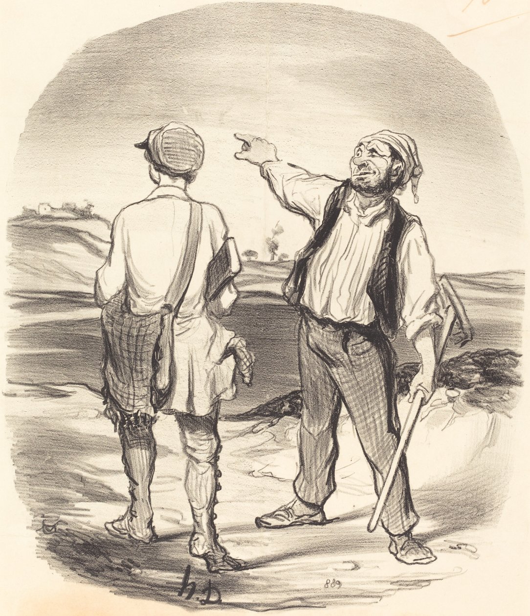 Viděl jsem zajíce... před osmi dny! od Honoré Daumier