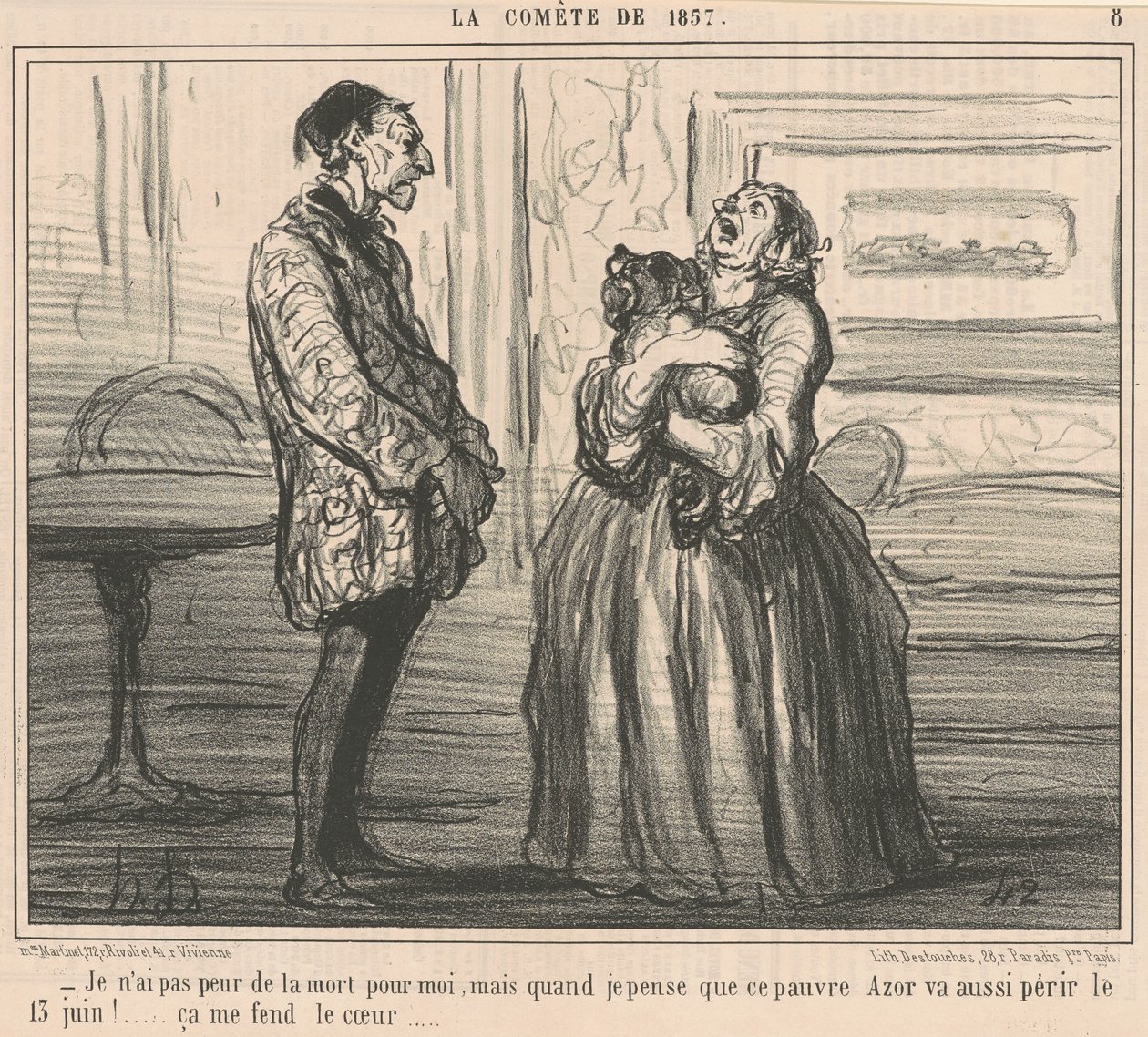 Za mě se smrti nebojím... od Honoré Daumier