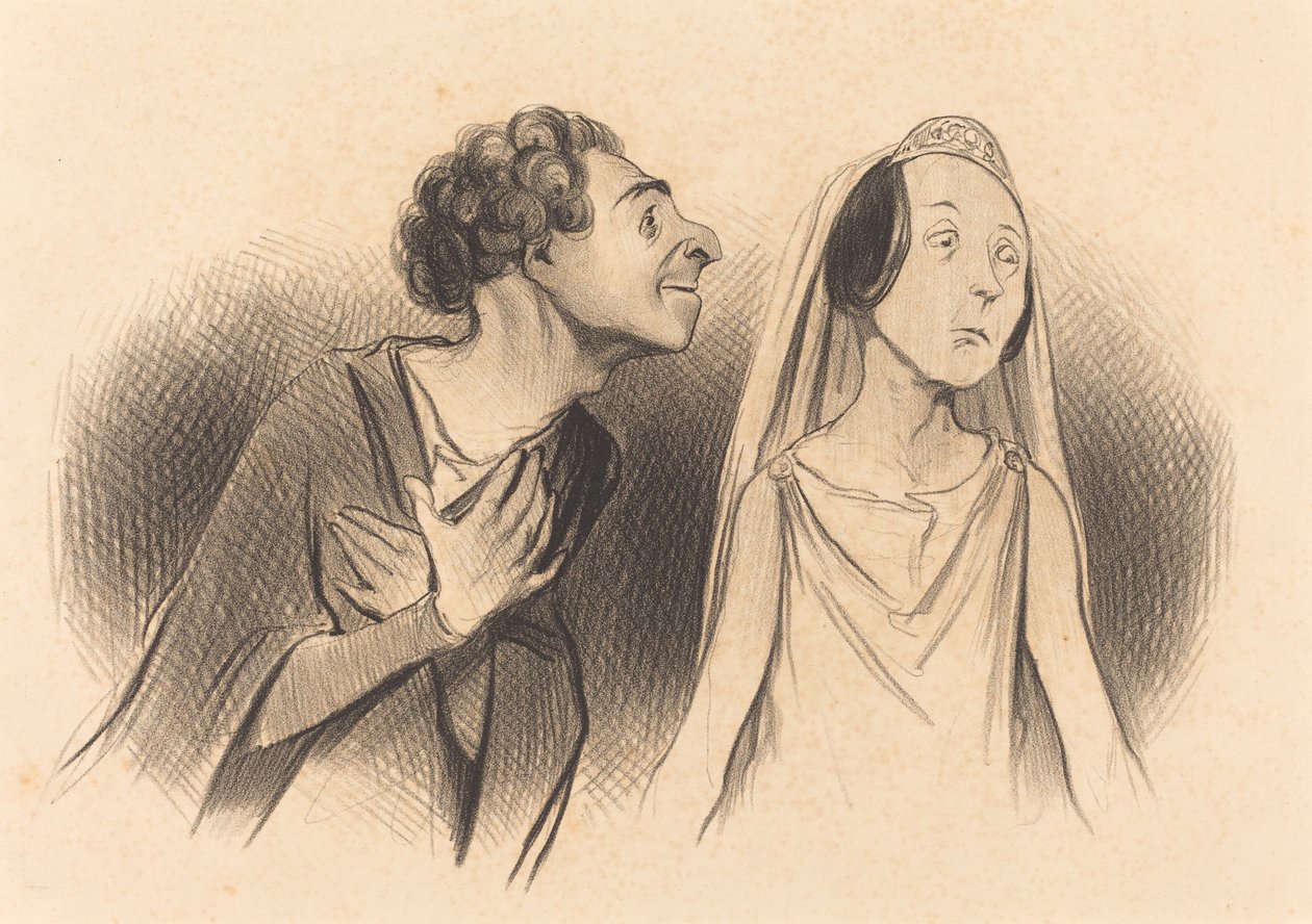 Odcházím zamilovaný víc než kdy jindy... od Honoré Daumier