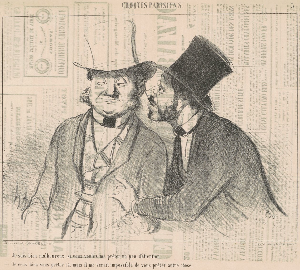 Jsem velmi nešťastný, pokud dovolíte... od Honoré Daumier
