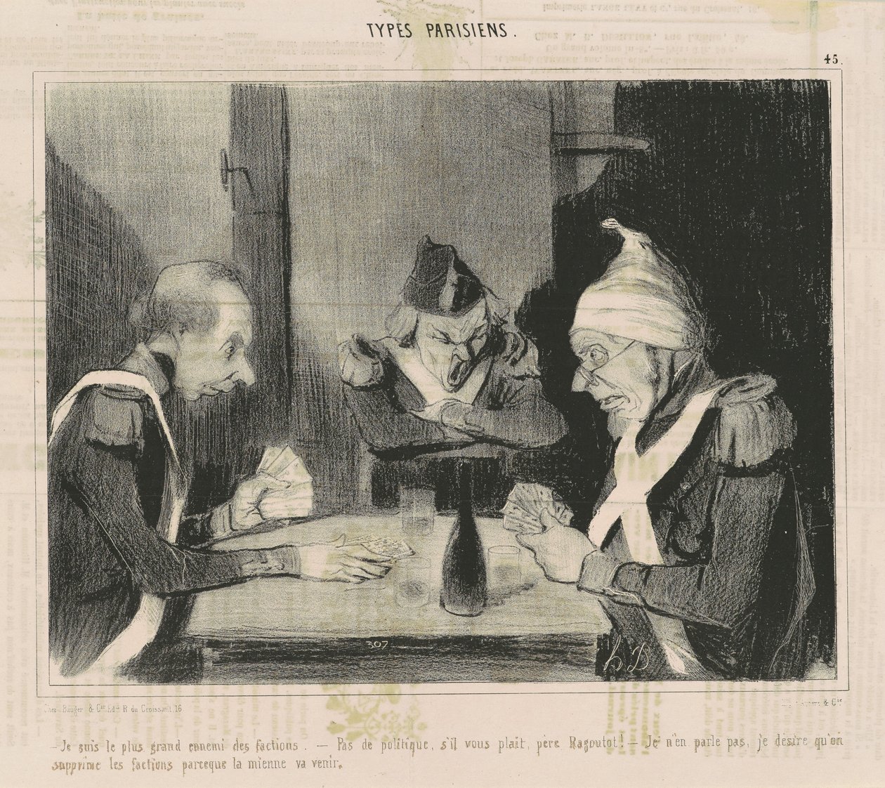 Jsem největší nepřítel frakcí od Honoré Daumier