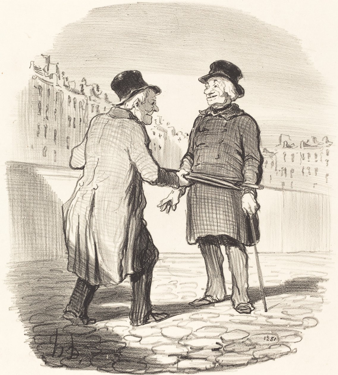Zatknu tě, špatný předmět... od Honoré Daumier