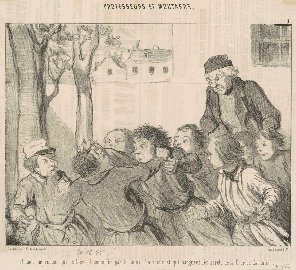 Bezohlední mladí lidé, kteří se nechají unést... od Honoré Daumier