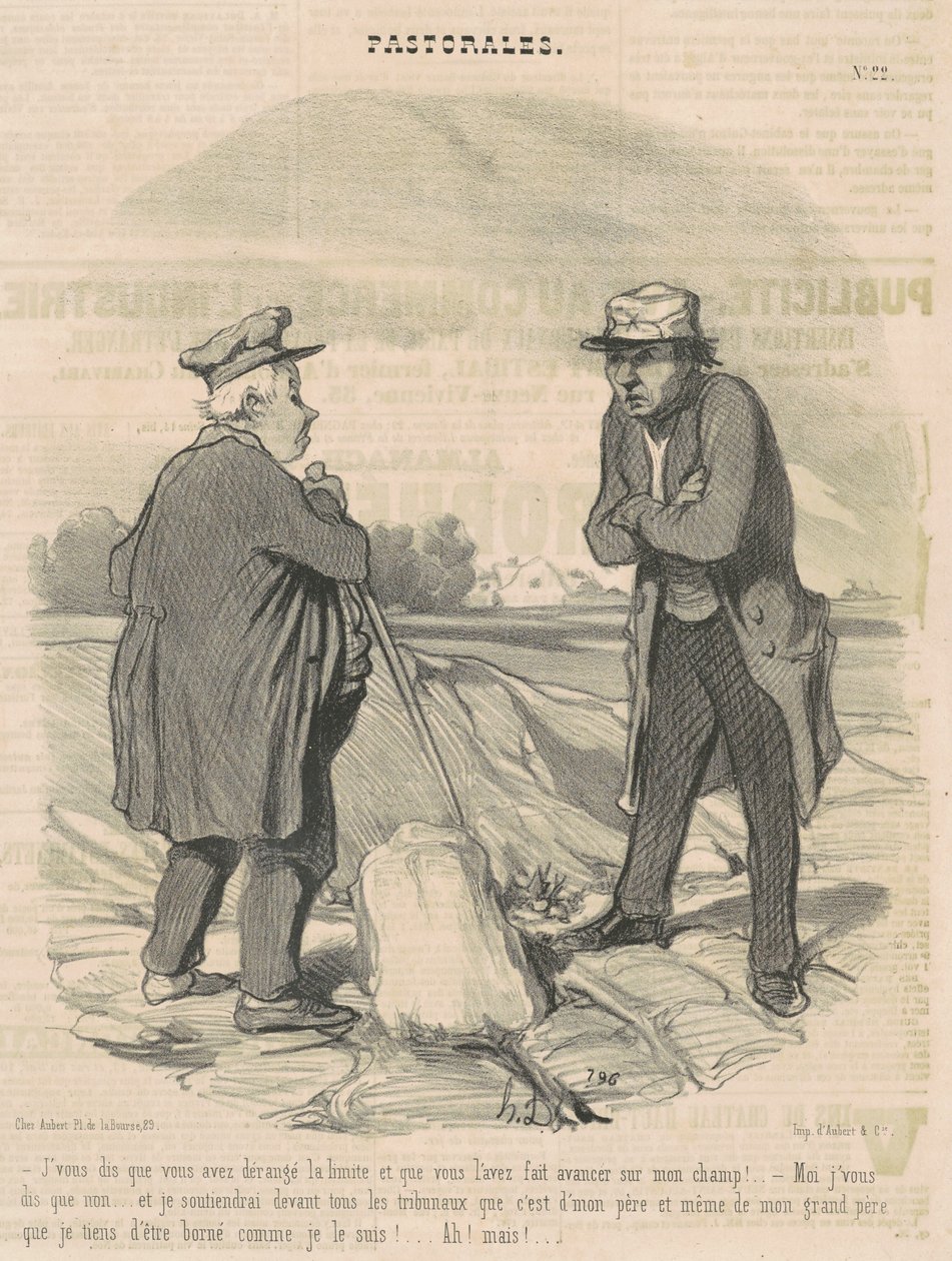 Říkám ti, že jsi narušil limit... od Honoré Daumier