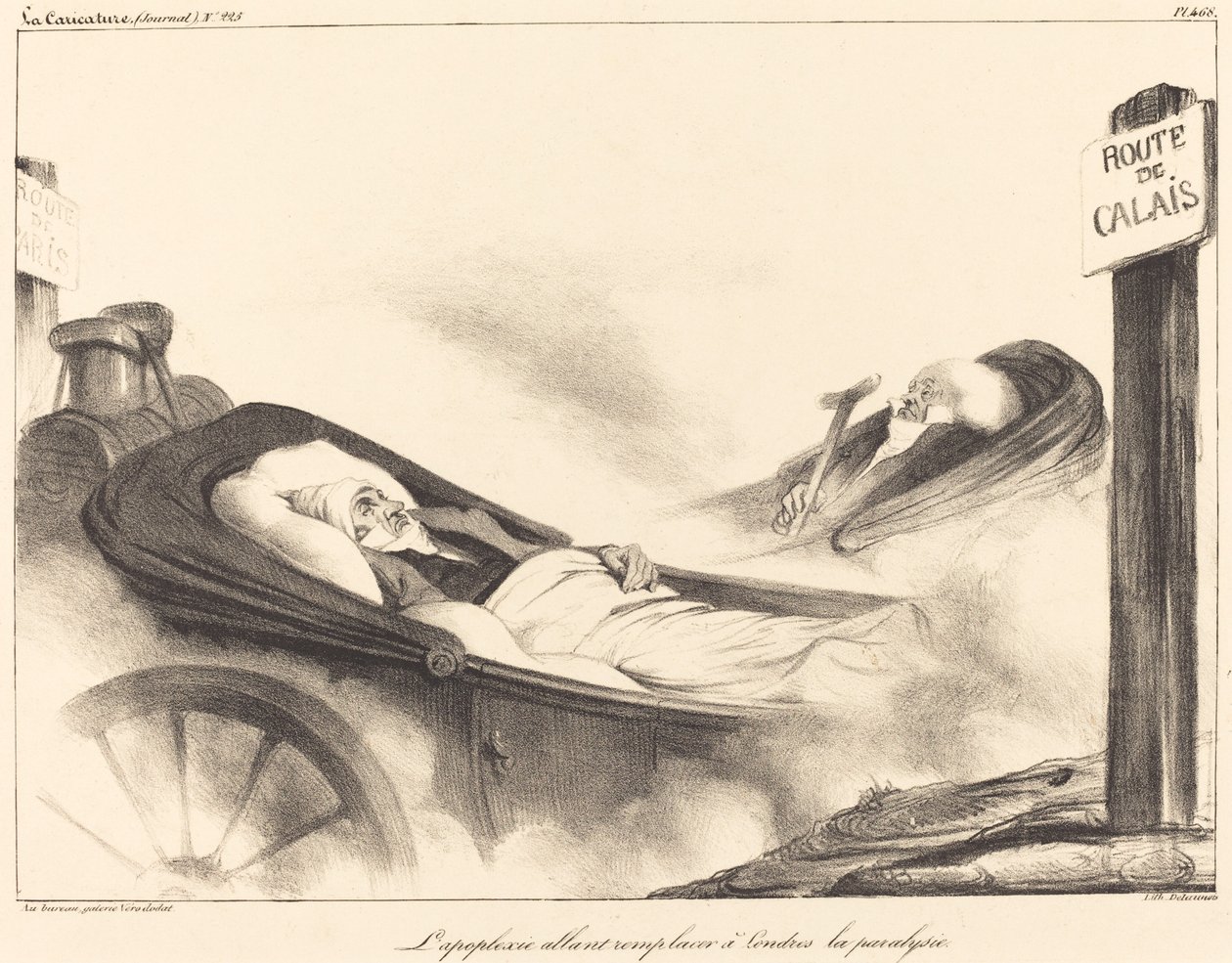 Apoplexie nahradí v Londýně paralýzu od Honoré Daumier