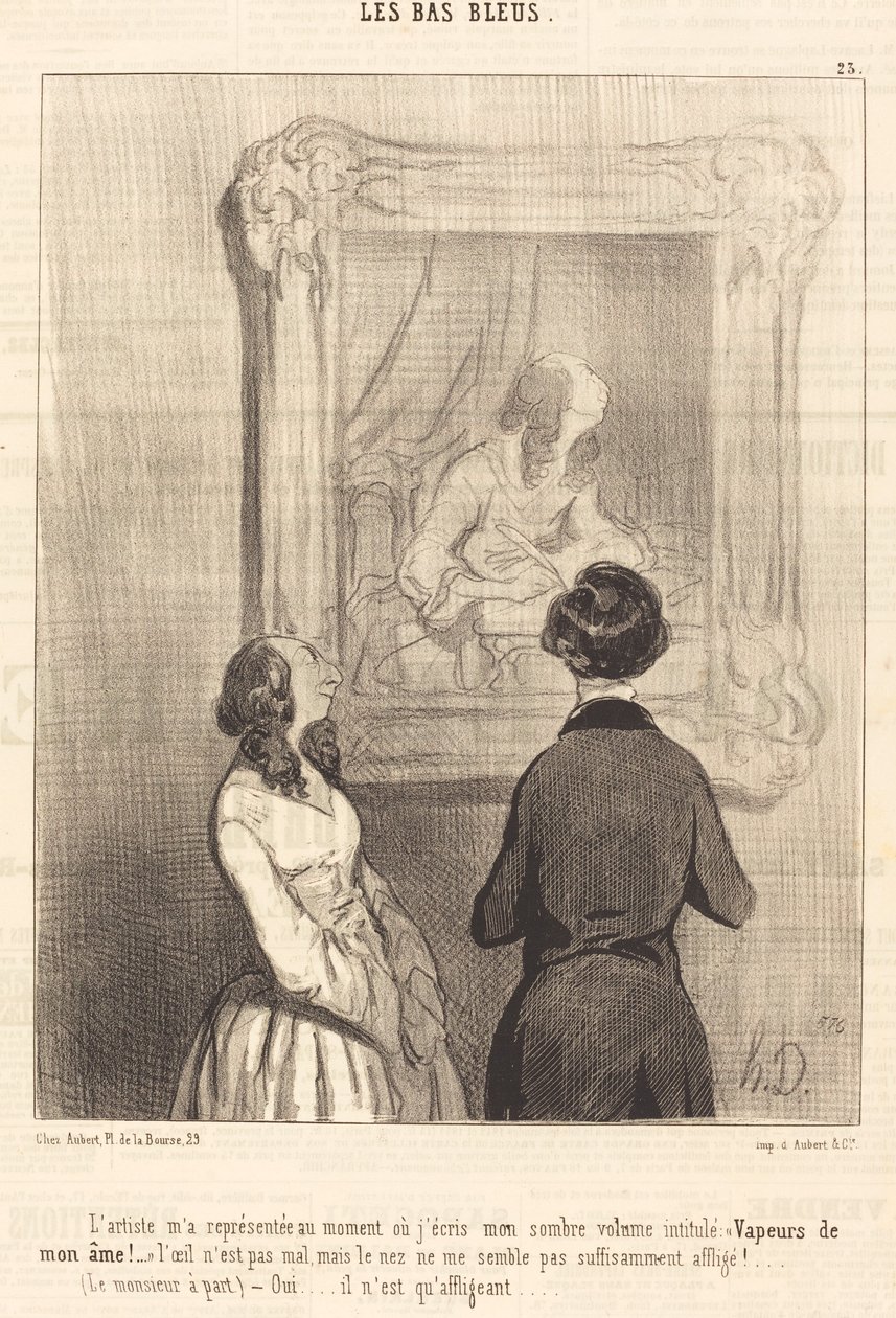 Umělec mě zastupoval, když píšu od Honoré Daumier