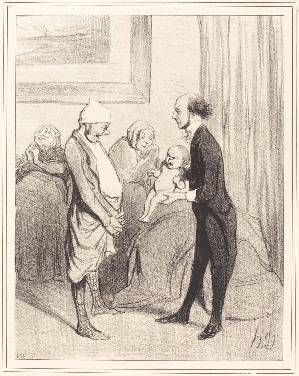 Vstup do života od Honoré Daumier