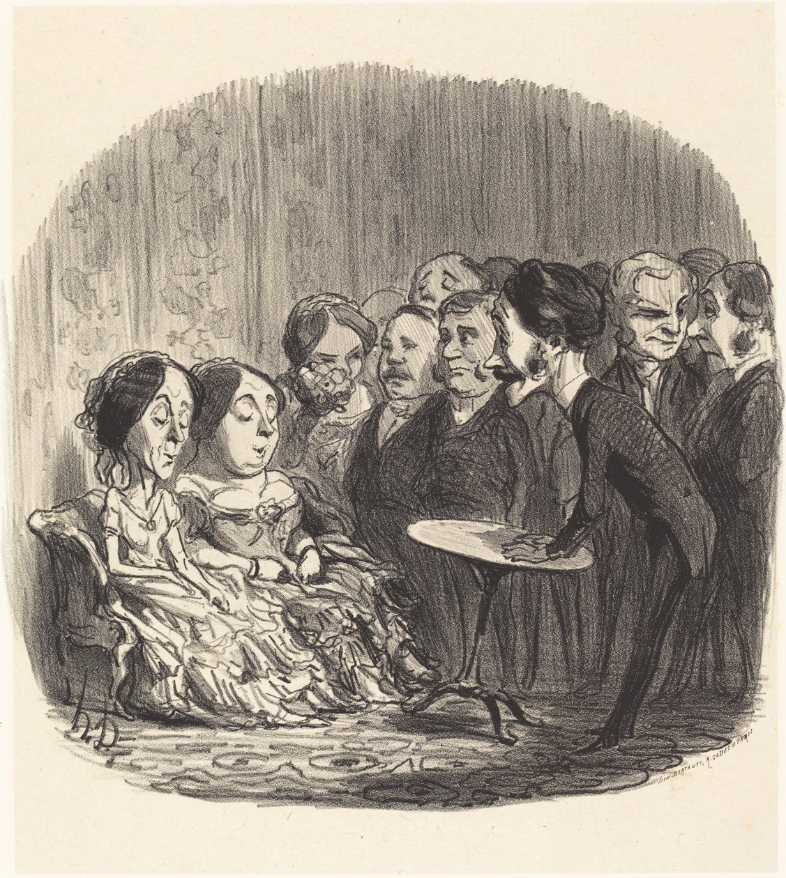 Poltergeist od Honoré Daumier