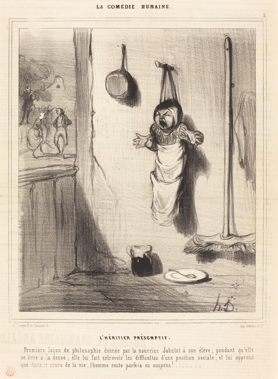 Zjevný dědic od Honoré Daumier