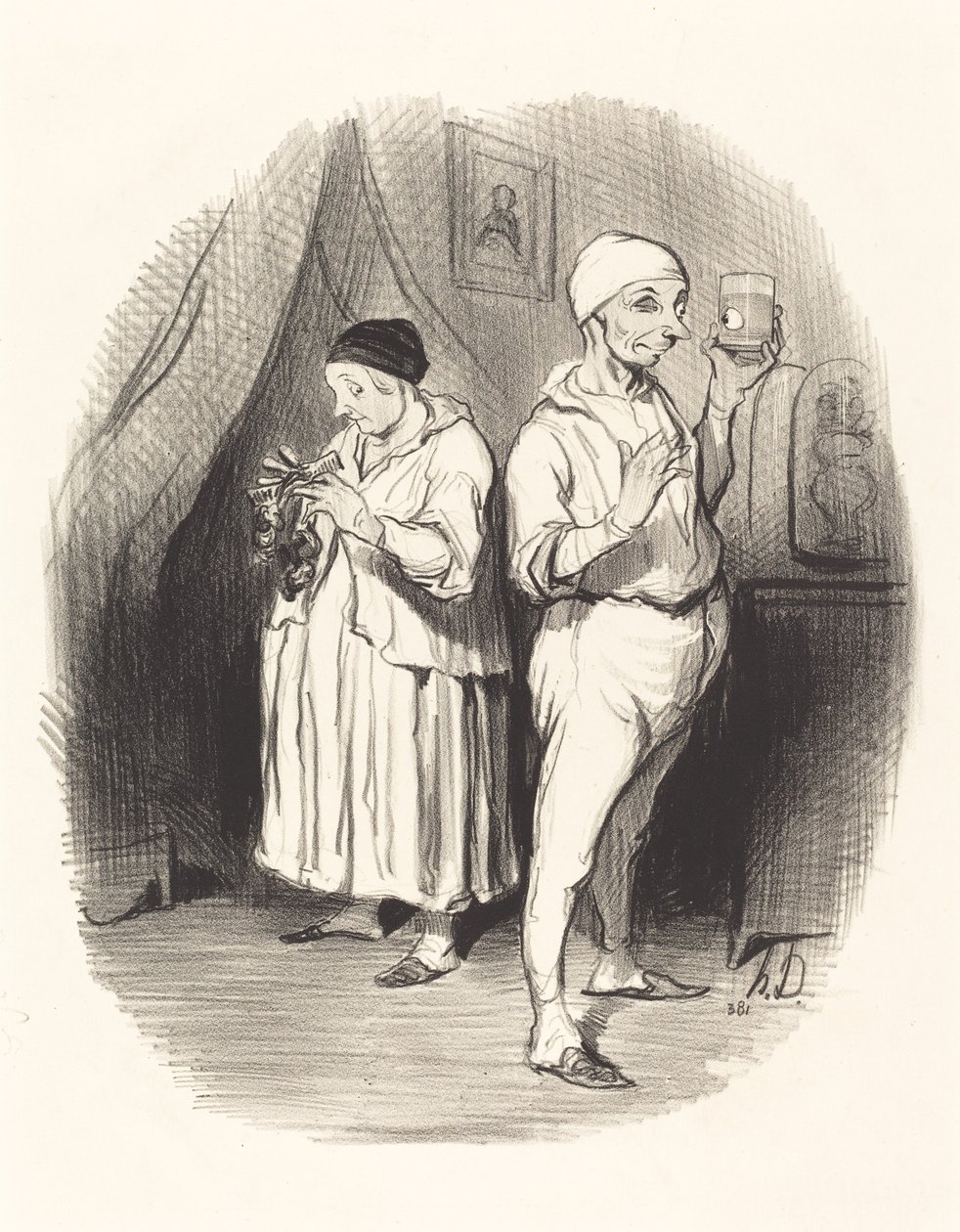 Oko mistra od Honoré Daumier