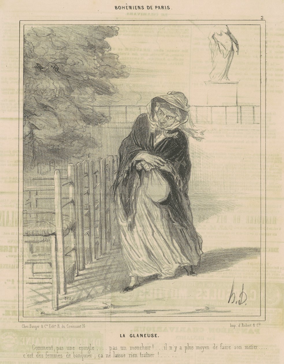 The Gleaner od Honoré Daumier