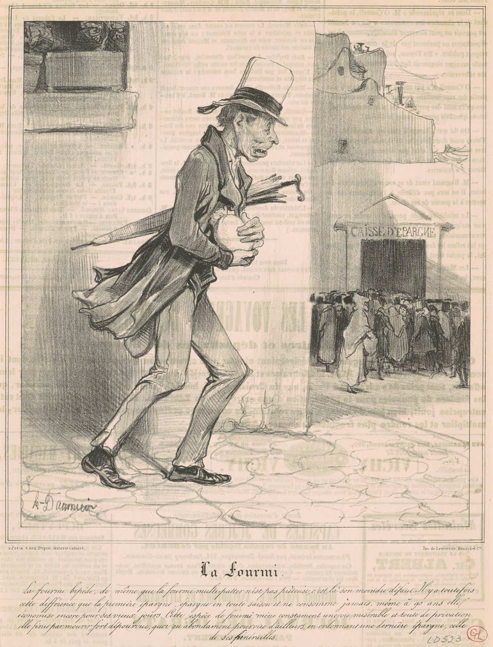 Mravenec od Honoré Daumier