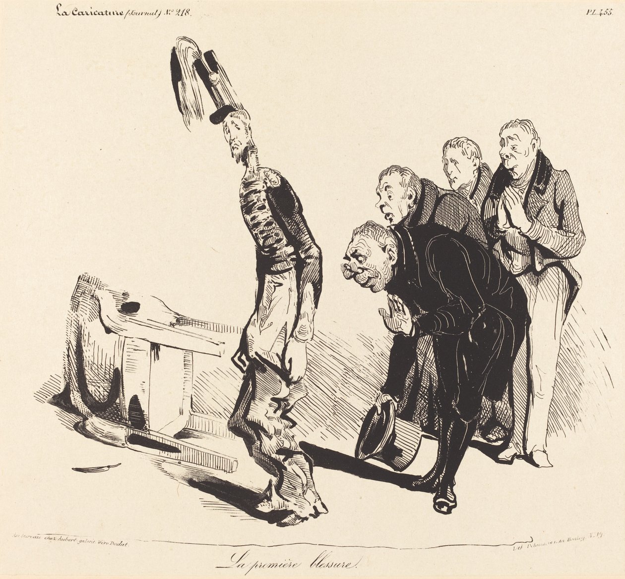 První rána od Honoré Daumier