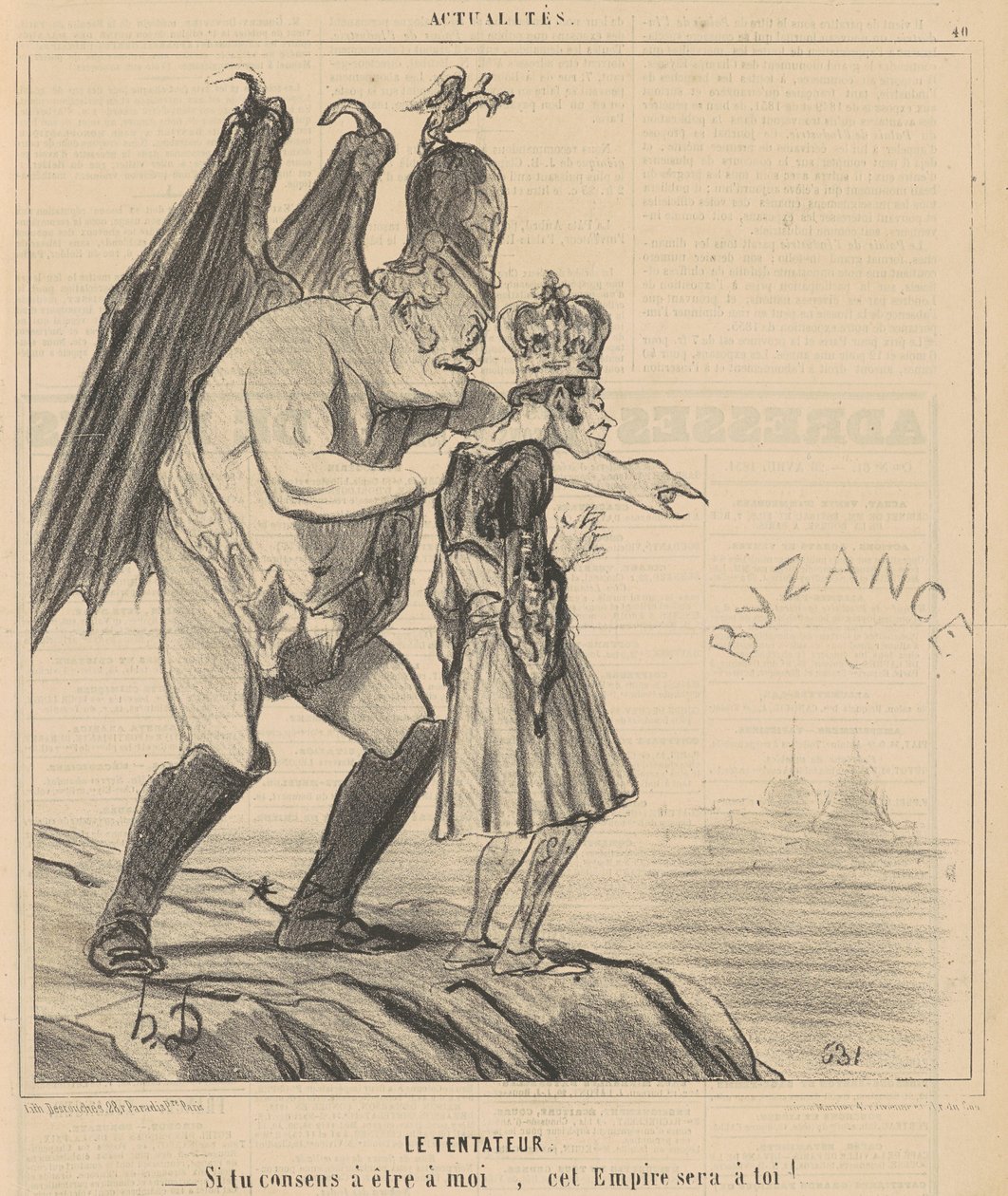 pokušitel od Honoré Daumier