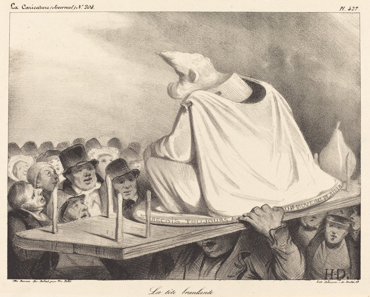 houpání hlavou od Honoré Daumier