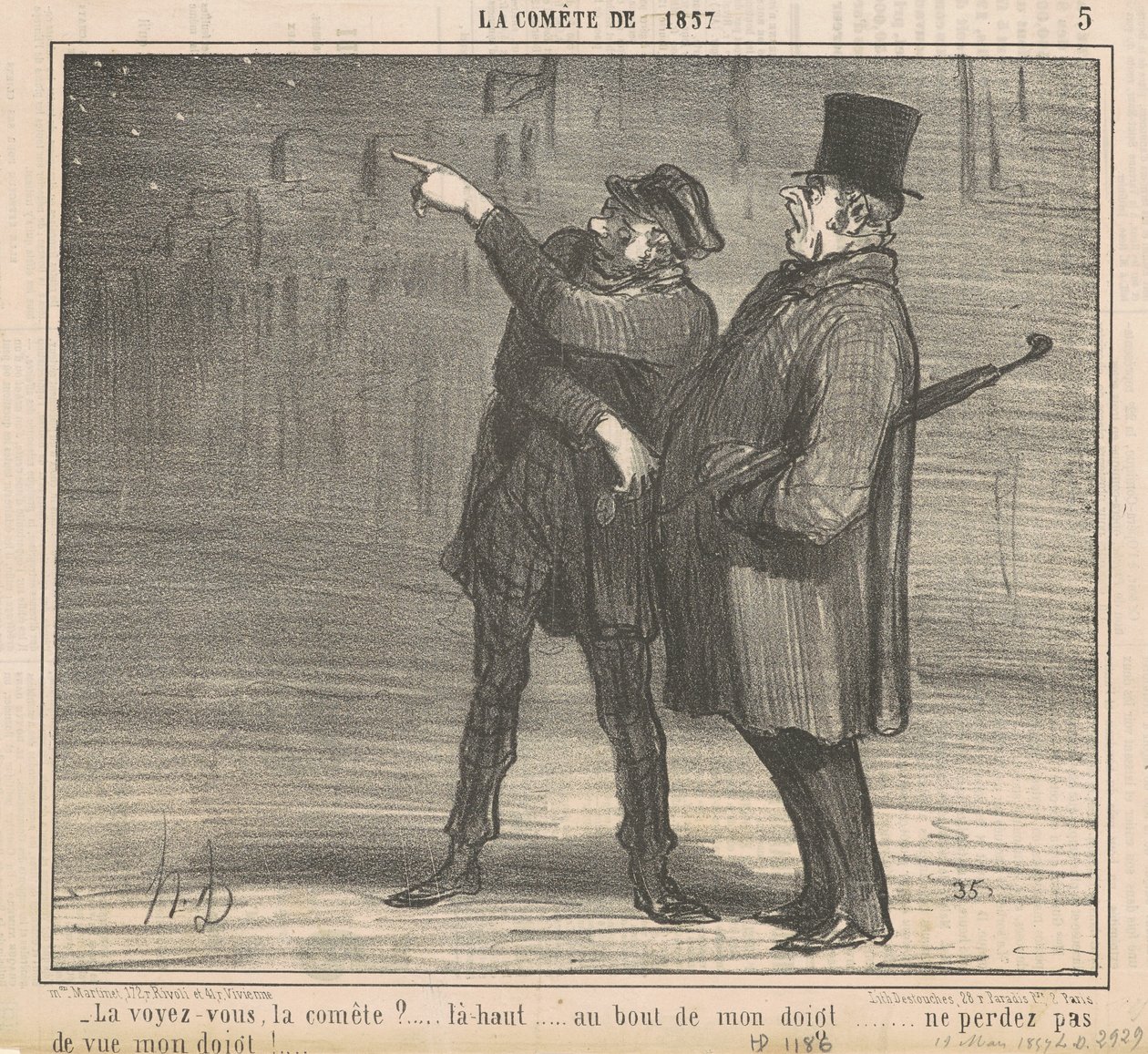 Vidíš tu kometu? ... od Honoré Daumier