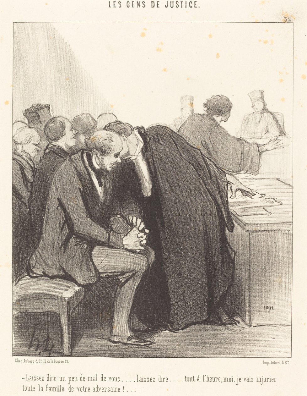Řekněme o tobě něco špatného... od Honoré Daumier