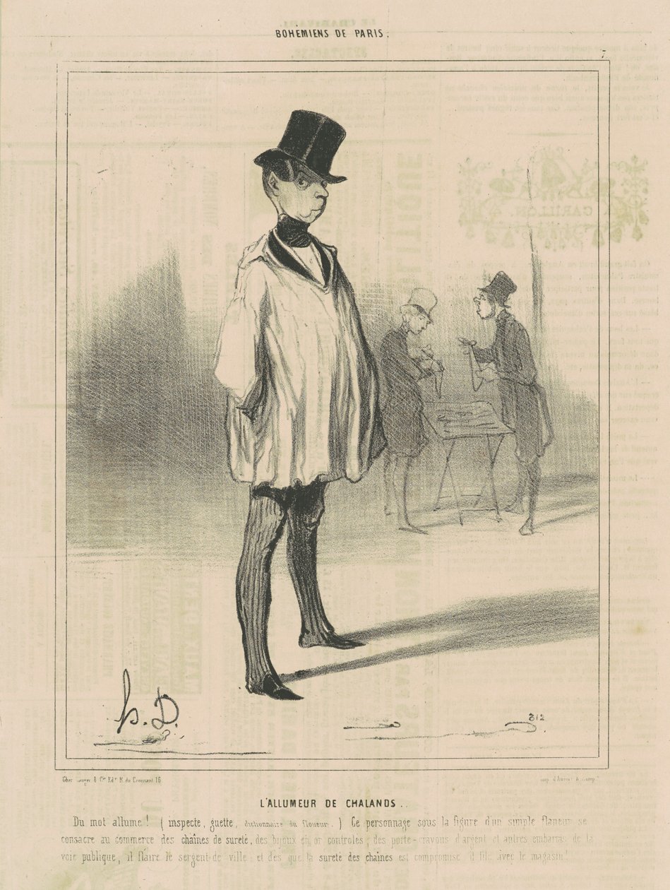 Zapalovač člunů od Honoré Daumier
