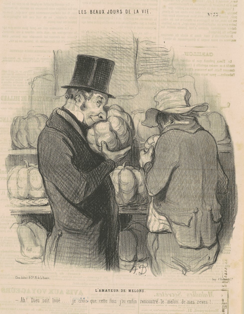 Milovník melounů od Honoré Daumier