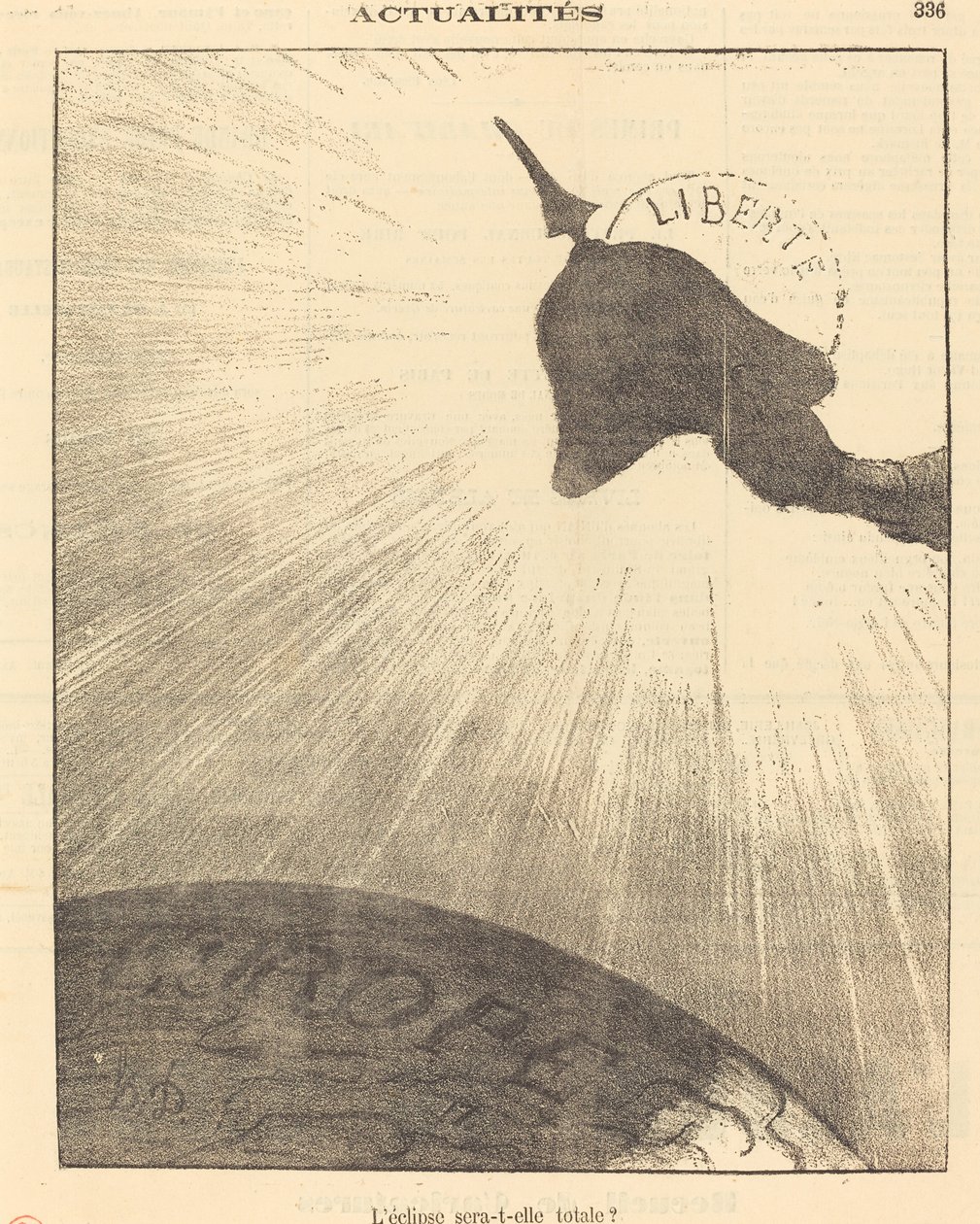 Bude zatmění úplné? od Honoré Daumier