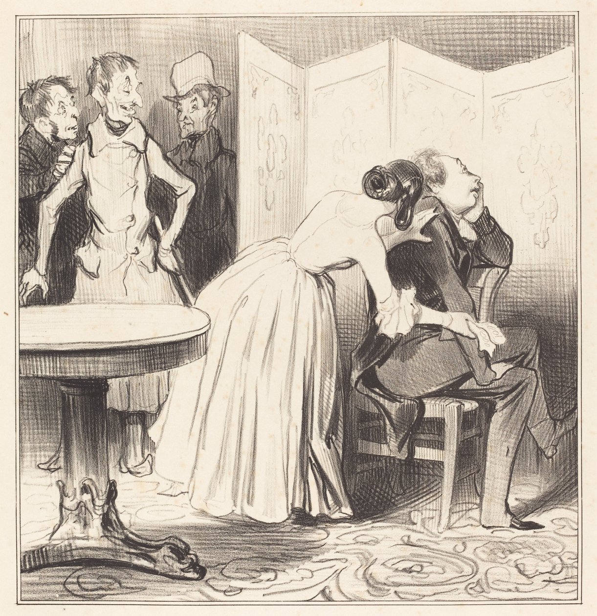 Chevalier des Adrets je milovník... od Honoré Daumier