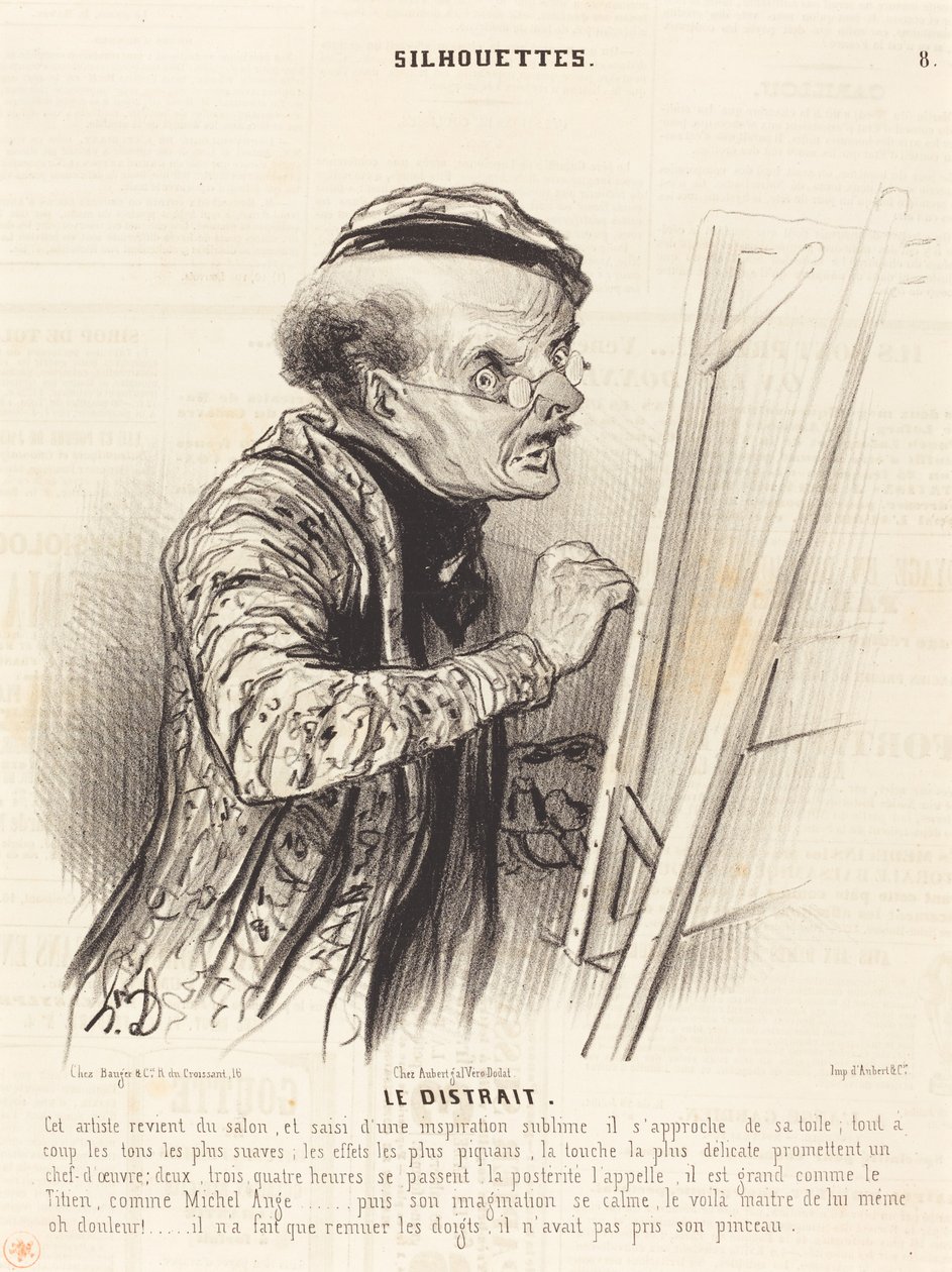 Roztržitý od Honoré Daumier