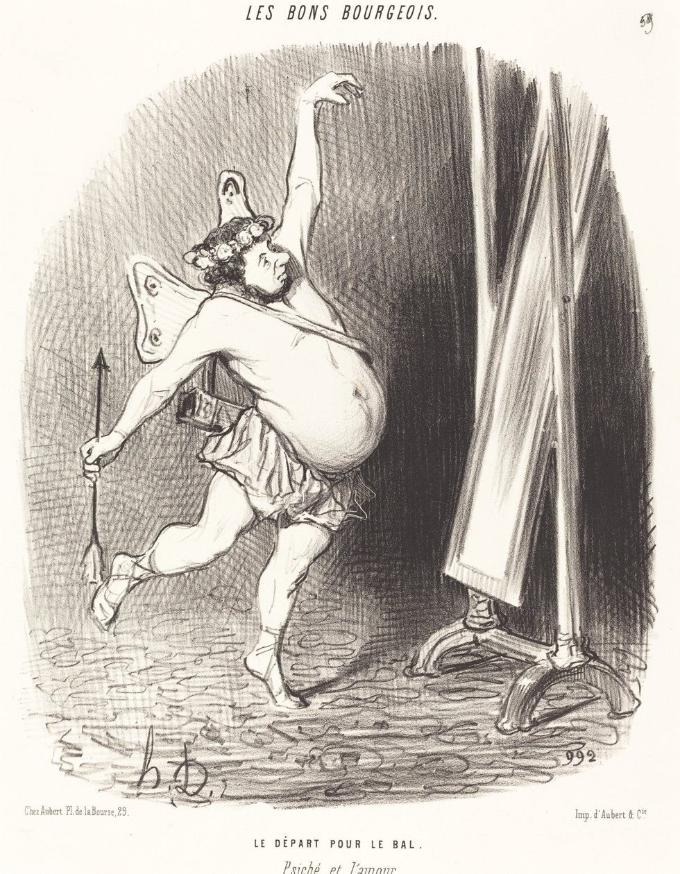 Odjezd na ples od Honoré Daumier