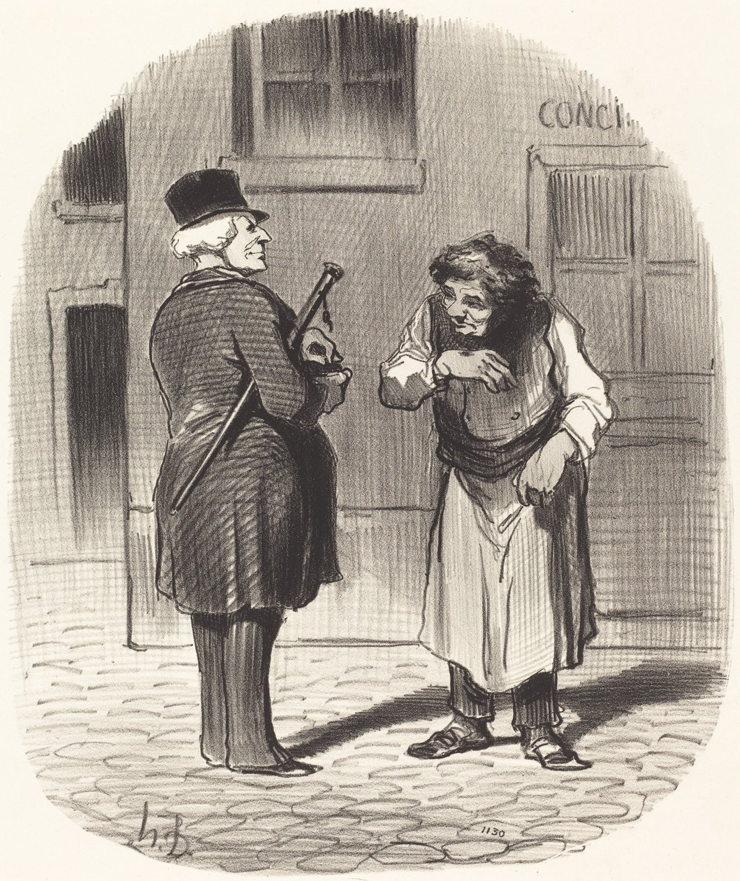 Nový rok od Honoré Daumier