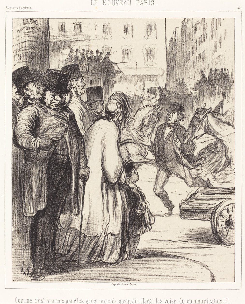 Nová Paříž od Honoré Daumier