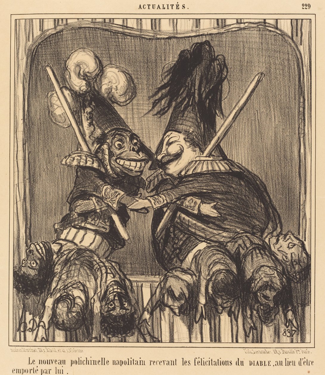 Nový neapolský punč od Honoré Daumier