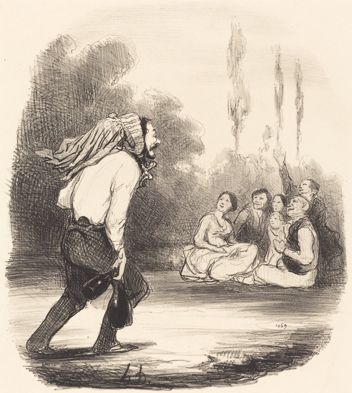 Největší vtipálek společnosti od Honoré Daumier