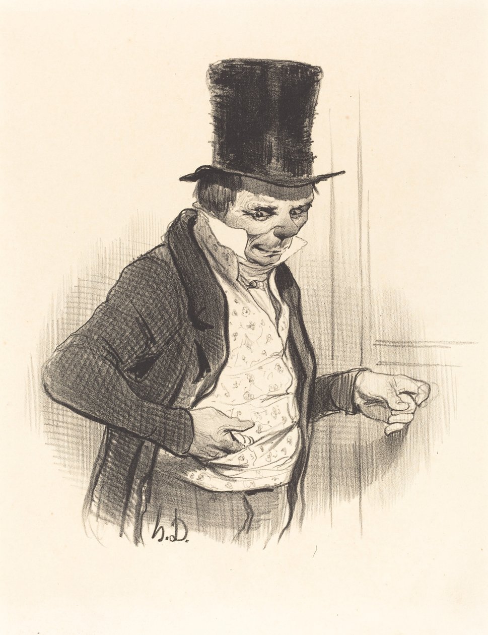 Porter na turné... od Honoré Daumier