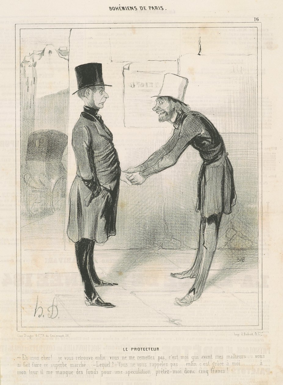 Ochránce od Honoré Daumier