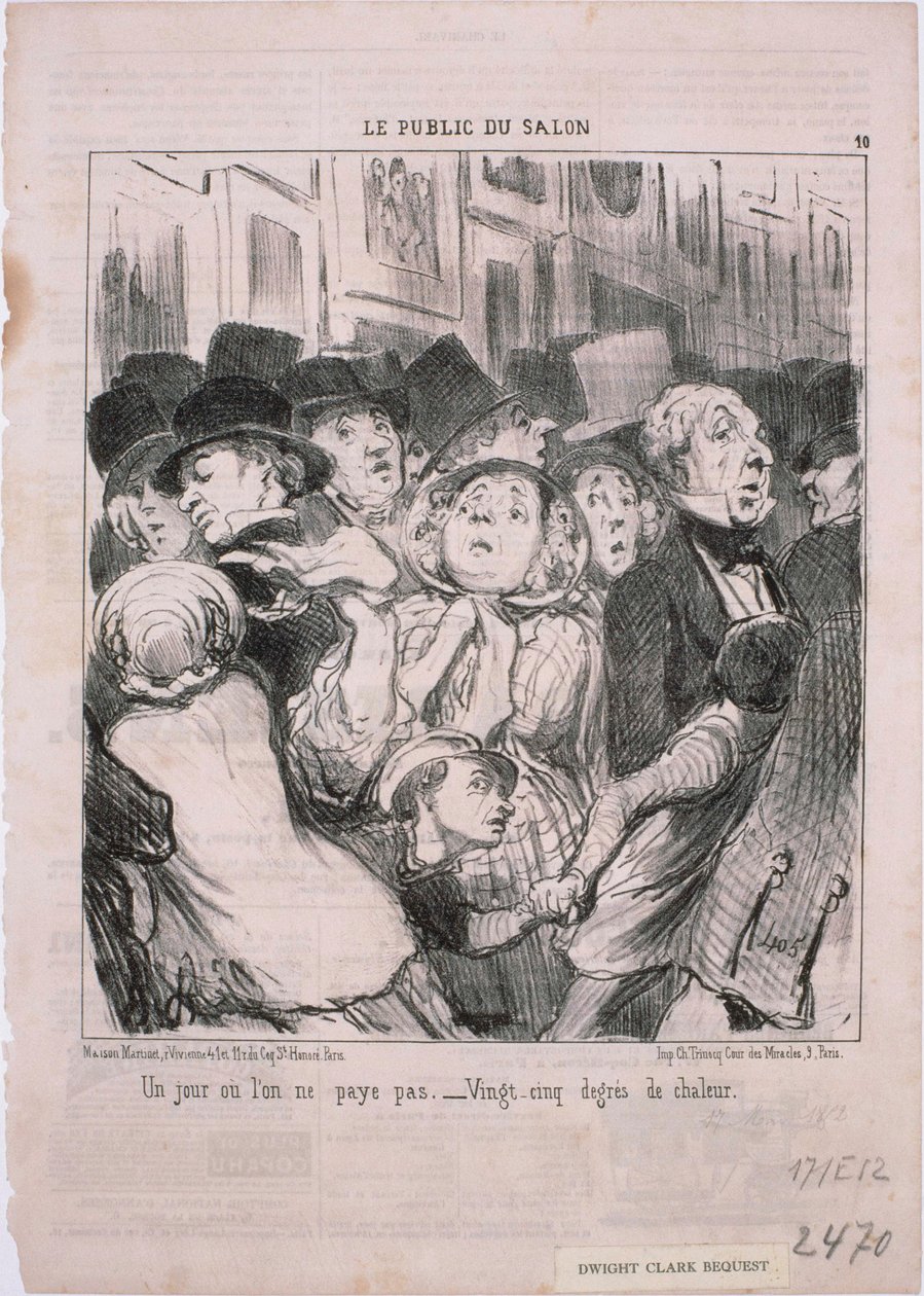 Publikum show- den, kdy neplatíme ... od Honoré Daumier